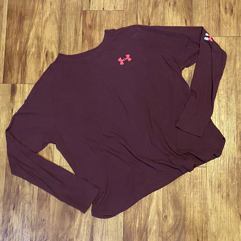 Womens Under Armour Long Sleeve Top - Size LG